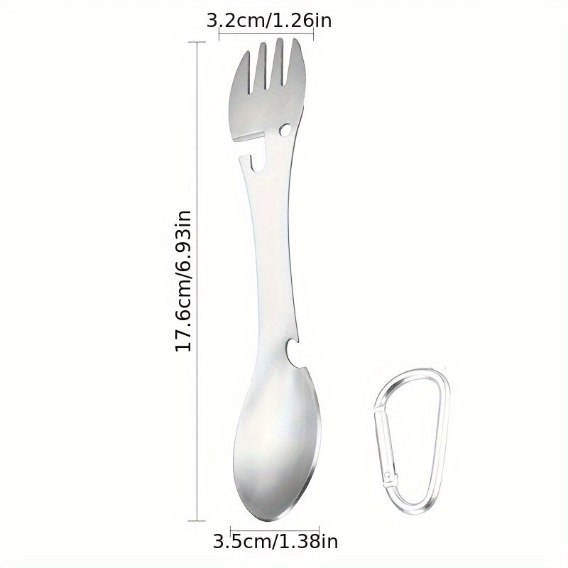 Stainless Steel Spoon Fork Bottle Opener Can Opener Fruit Fork