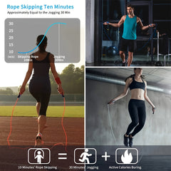 Adjustable Jump Rope With Foam Handles for Speed Training and Gym Workout