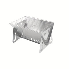 Removable Folding BBQ Grill - Outdoor Camping Stainless Steel Grill