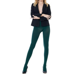 3 Pack High Waist Opaque Elastic Tights Footed Pantyhose Women's Stockings
