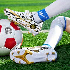 Kids Football Cleats Lightweight Comfortable Sport Shoes for Boys Girls