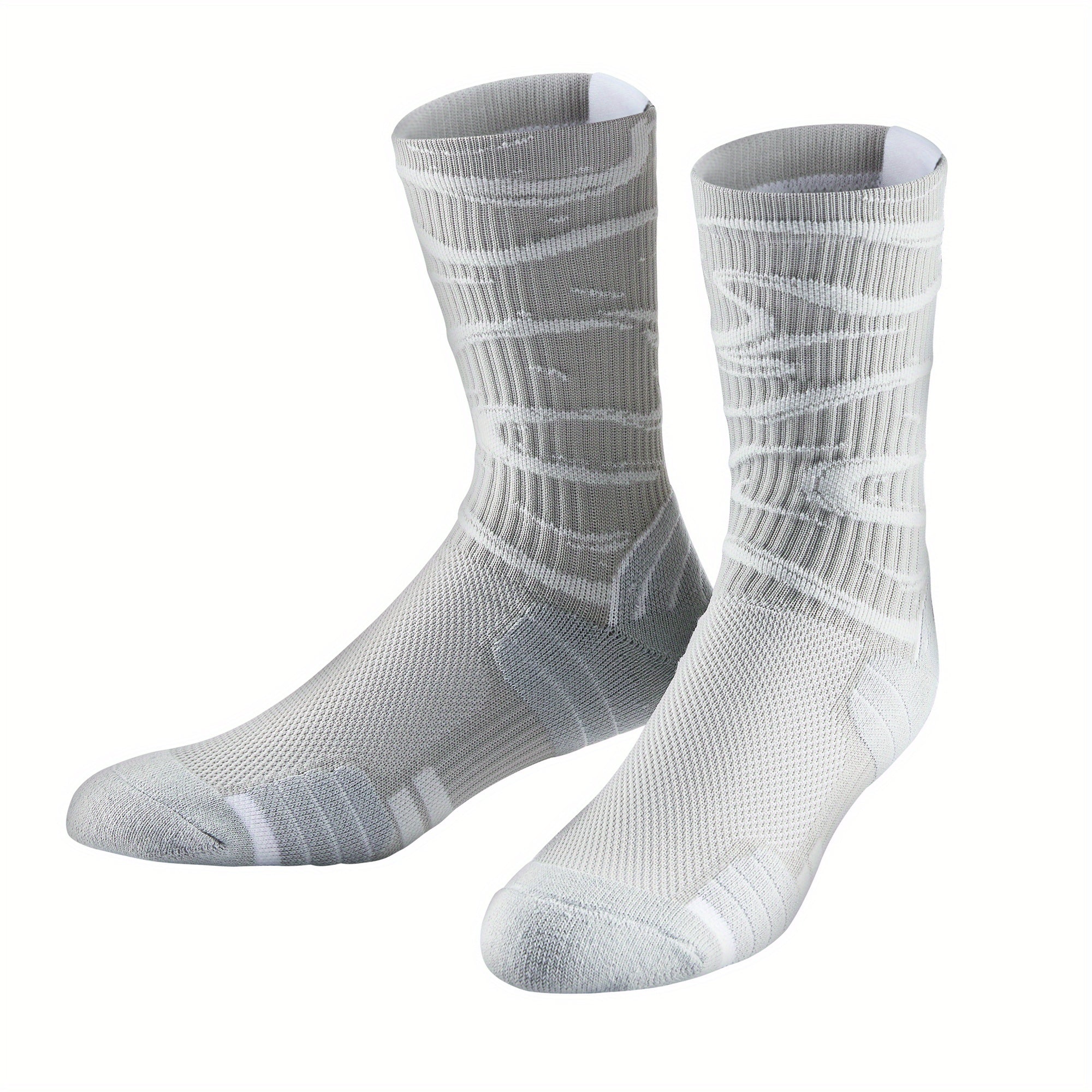 Breathable Mid-calf Sport Socks for Outdoor Running