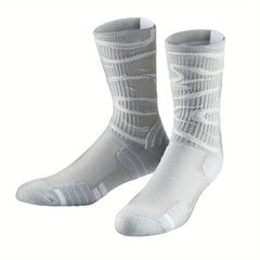 Breathable Mid-calf Sport Socks for Outdoor Running