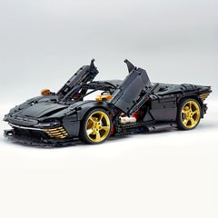 3778pcs Building Blocks Set, Golden Supercar 42143 Toy