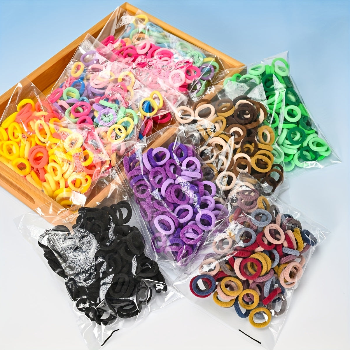 100pcs Baby Girls Hair Bands Ponytail Holders Scrunchies Accessories