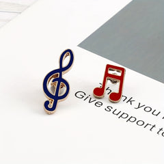 Music Note Brooch Stylish Pin for Clothing and Bags