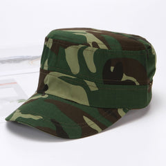 Men's Camo Flat Top Outdoor Hat