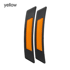 2pcs Carbon Fiber Car Wheel Eyebrows Edge Protection Strip