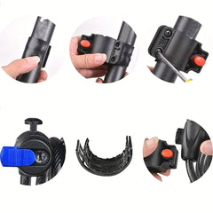 Heavy Duty Bike Lock with Steel Chain and Seat Tube Bracket