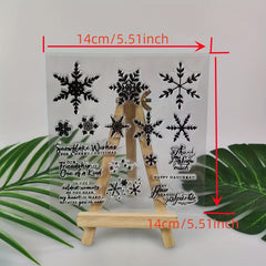 Christmas Snowflakes Metal Cutting Dies And Stamp Set