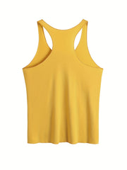 Cat & Letter Print Tank Top for Summer Women