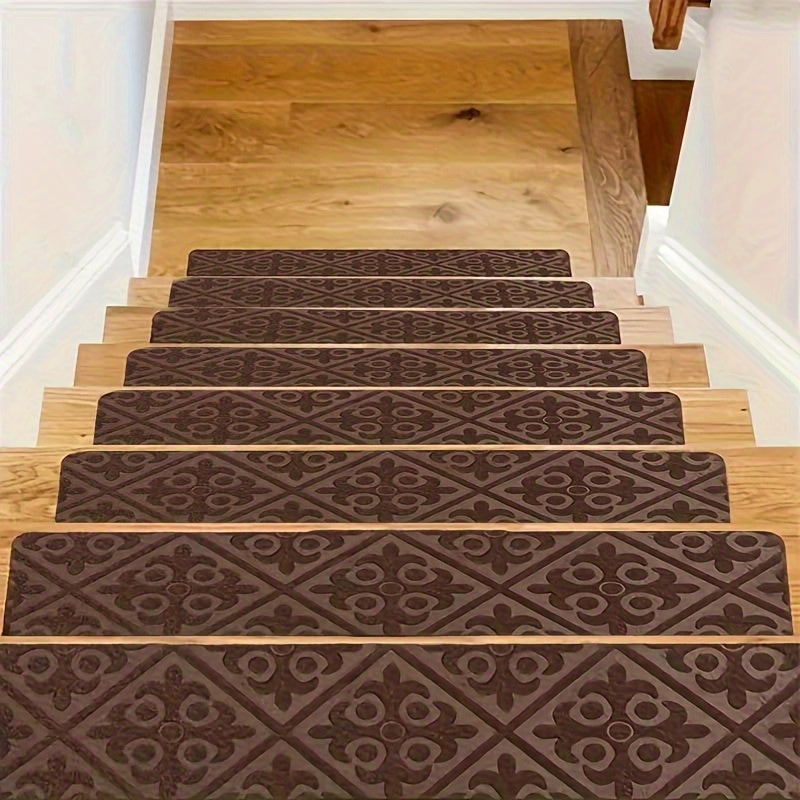 Non Slip Carpet Stair Treads 8x30 - Anti Slip Grip for Elders and Dogs