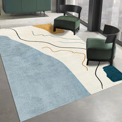 Stylish Abstract Circles Area Rug for High Traffic Areas