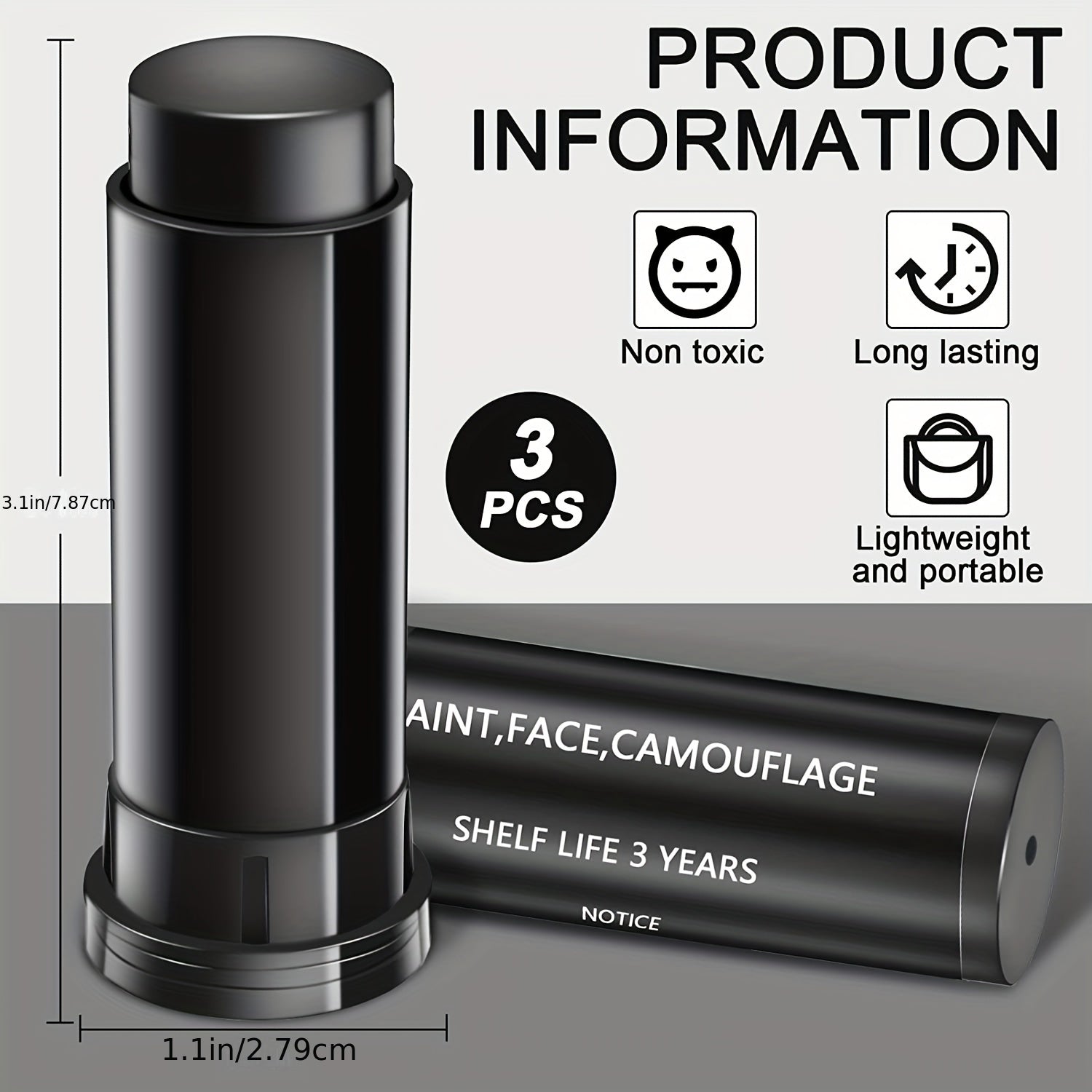 Sports Eye Stick for Easy Makeup, Lip Smacking, Face Painting