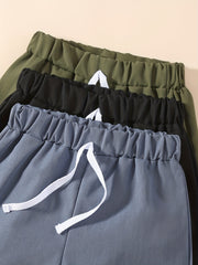 Boys Letter Pattern Comfortable Shorts for Summer Outdoor