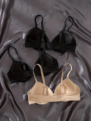 3pcs Push Up T-shirt Bras Comfy & Breathable Women's Lingerie