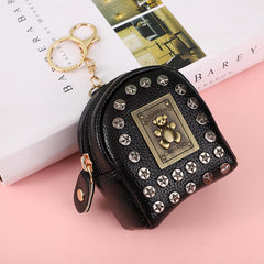 Girls Coin Purse Keychain Mini Key Bag