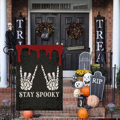 Halloween Garden Flag Stay Spooky Double Sided 12X18 In