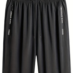 Men's Quick Loose Shorts With Zipper Pocket Active Slightly Stretch Breathable