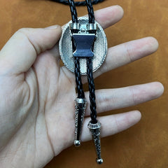 Men's Retro Gemstone Tie Western Cowboy Shirt Accessories