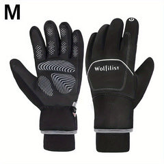 Waterproof Windproof Full Fingers Touchscreen Cycling Gloves Non Slip