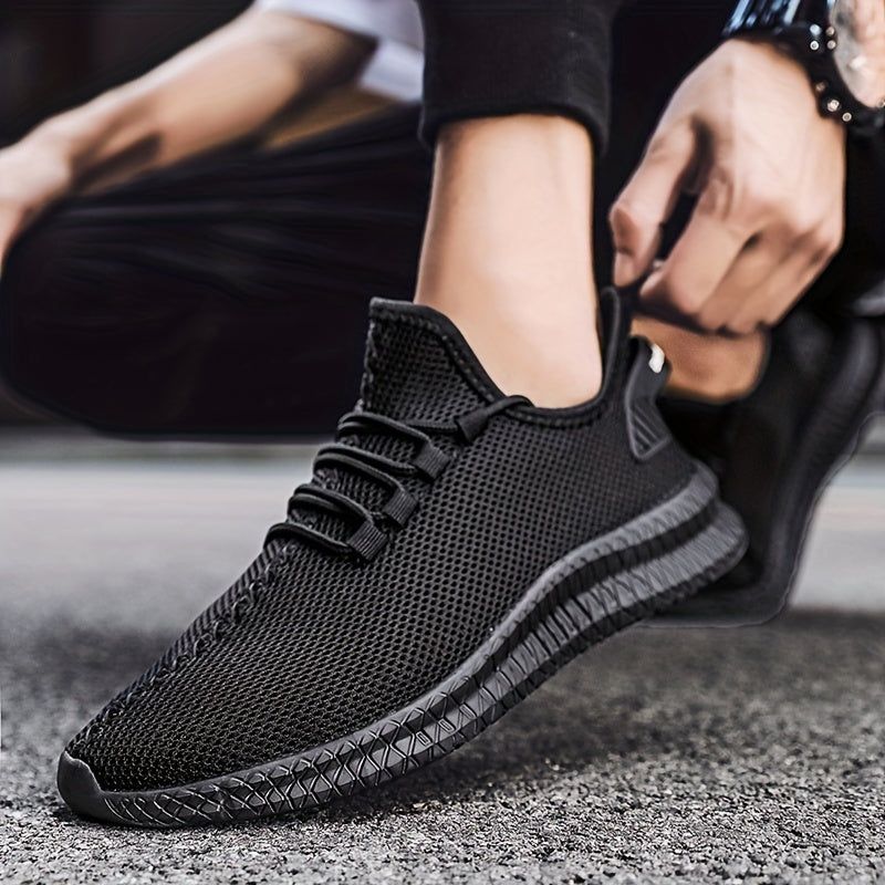 Men's Breathable Knit Casual Shoes for Traveling