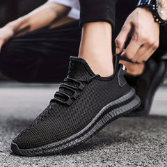 Men's Breathable Knit Casual Shoes for Traveling