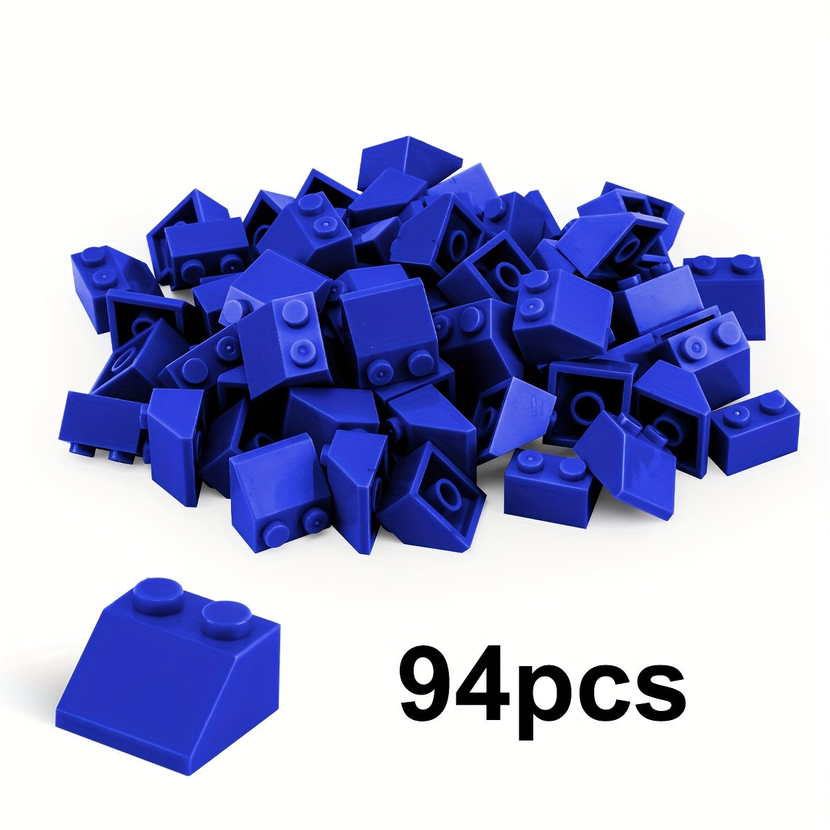 94pcs 2x2 Beveled Building Toy - Great Gift for Boys