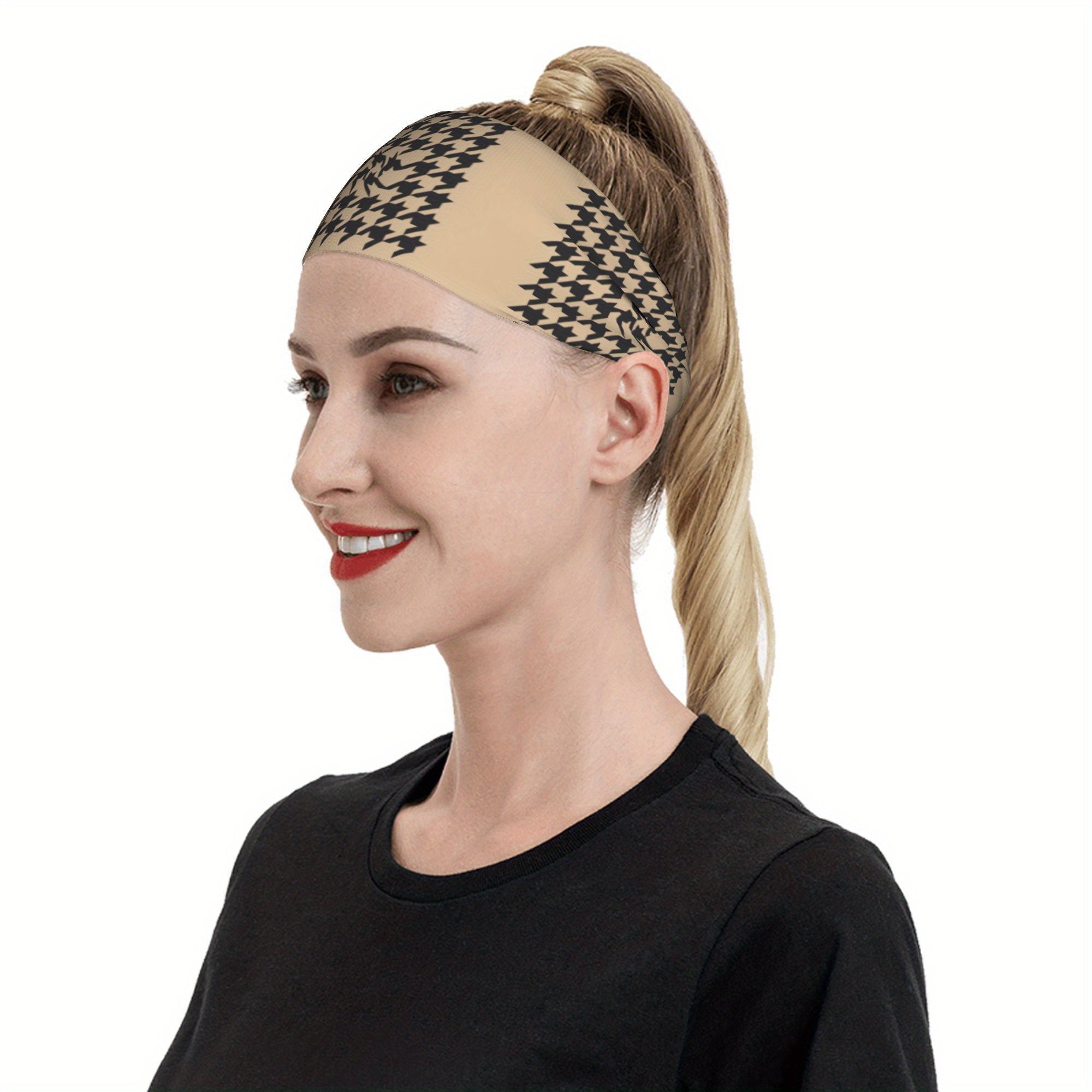 Signature Check Plaid Headband for Sport & Casual Wear