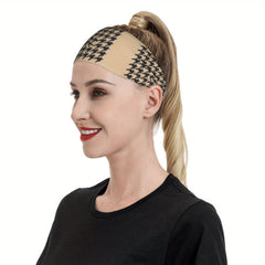 Signature Check Plaid Headband for Sport & Casual Wear