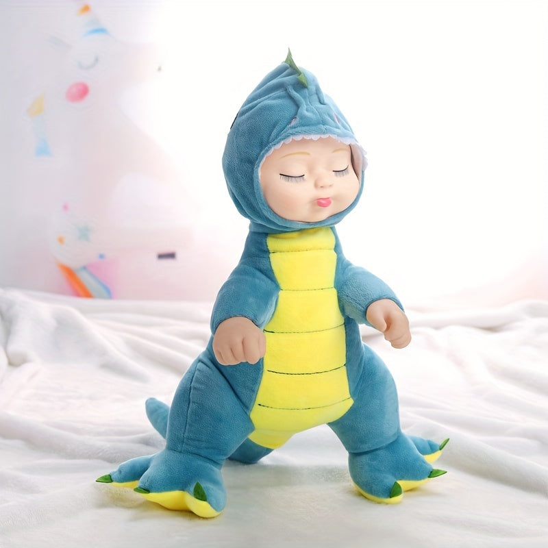 Adorable Dinosaur Bunny Reborn Vinyl Face Plush Toy