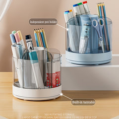 Rotating Pencil Holder Cosmetic Storage Box Office Students Adults
