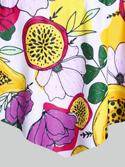 Floral Bandana Top & Panty Swimsuit Set