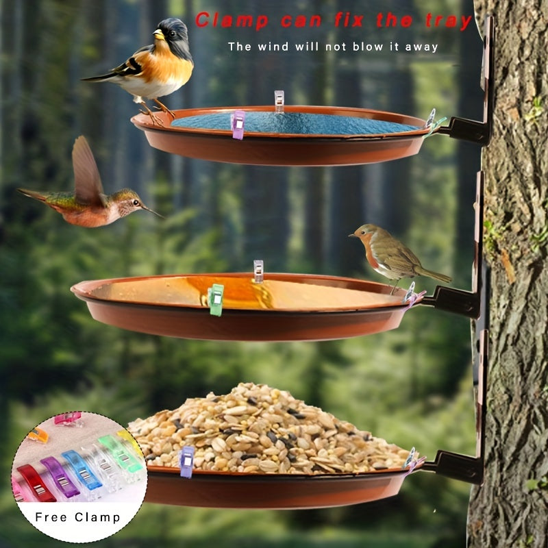 3 Piece Hanging Bird Bath Set - Attract Hummingbirds to Your Garden!