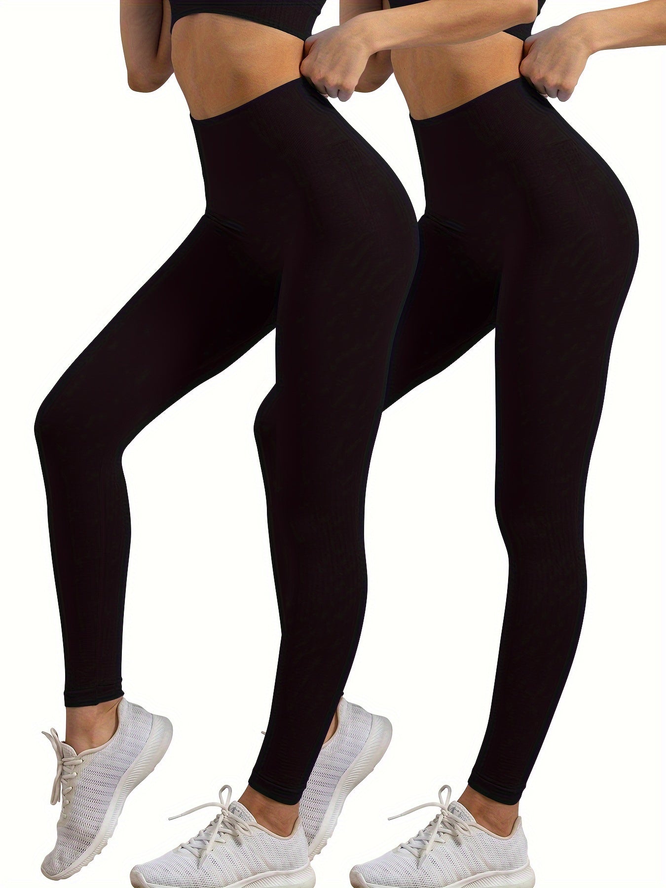 Tummy Control Running Leggings Yoga Pants Activewear Women's Fitness