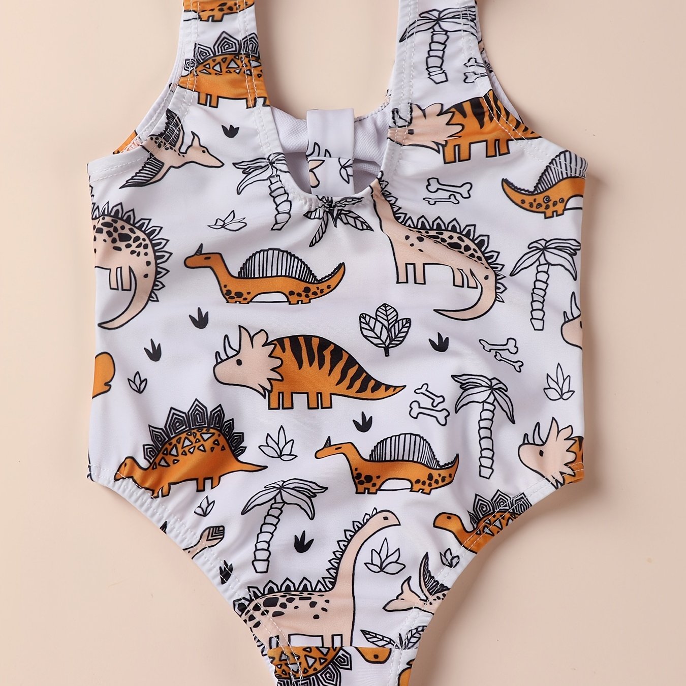 Baby Girls Dinosaur Print Swimsuit Summer