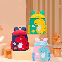 Kindergarten Primary School Cartoon Schoolbag Boys Girls Dinosaur Backpack