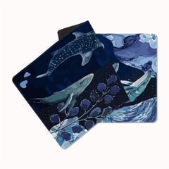Deep Sea Whale Large Mouse Pad Non Slip Washable Rubber Material