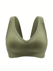 4 Pack Plus Size Bra Set Seamless Lightweight Comfort Daily Bra