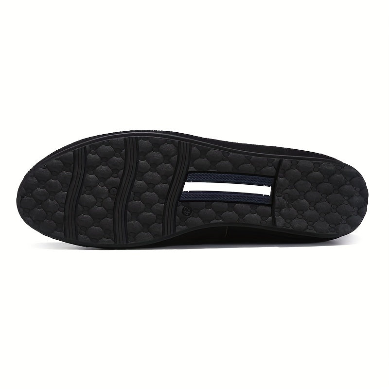Men's Comfy Moc Toe Loafer Shoes Non-slip Slip On Driving Shoes Spring Summer