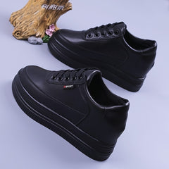 Women's Plush Lined Thermal Furry Chunky Sneakers