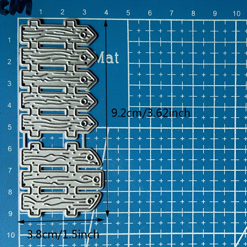 2pcs Fence Metal Cutting Dies for Card Making DIY