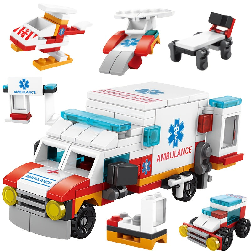 6 in 1 Kids Building Blocks Set - Educational Toy for Children