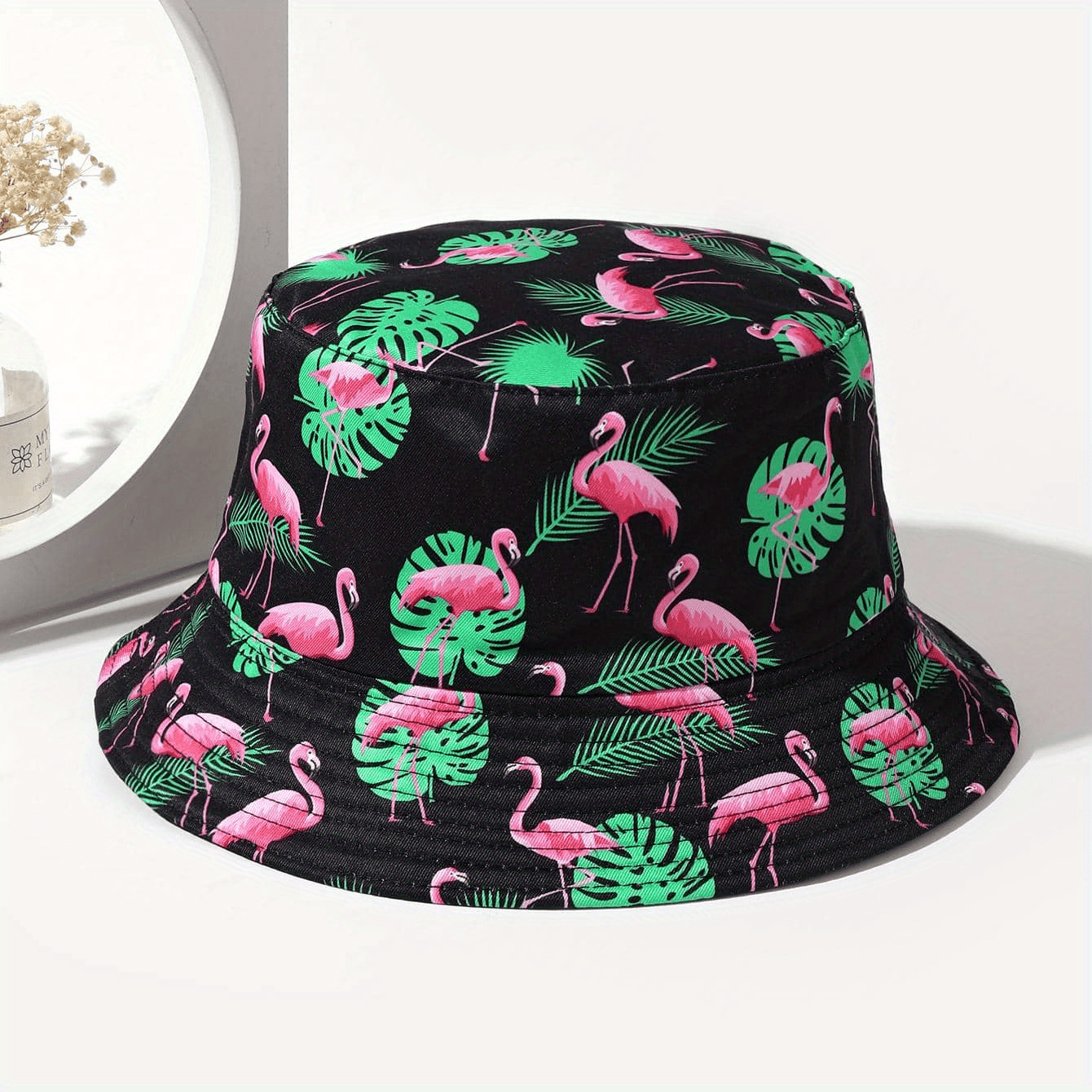 Multicolor Cartoon Print Bucket Hat Reversible Sunshade Basin Hats