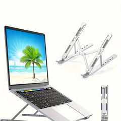 Adjustable Aluminum Laptop Stand Desktop Computer Stand Foldable Portable