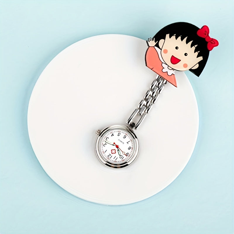 Nurse Watch Hanging Watch Chest Watch Cartoon Students Examination Digital