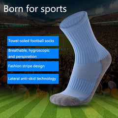 Men's Thickened Football Socks Non slip Wear resistant Crew Socks