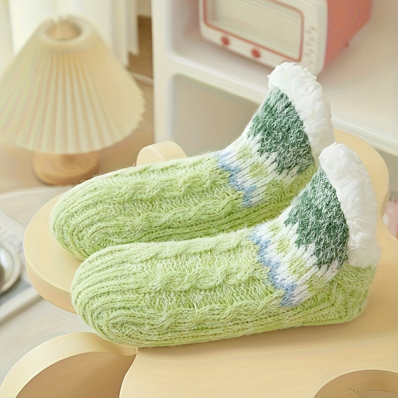 Plush Lined Socks Women's Stockings