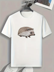 Animal Print Men's Graphic T-shirt for Summer
