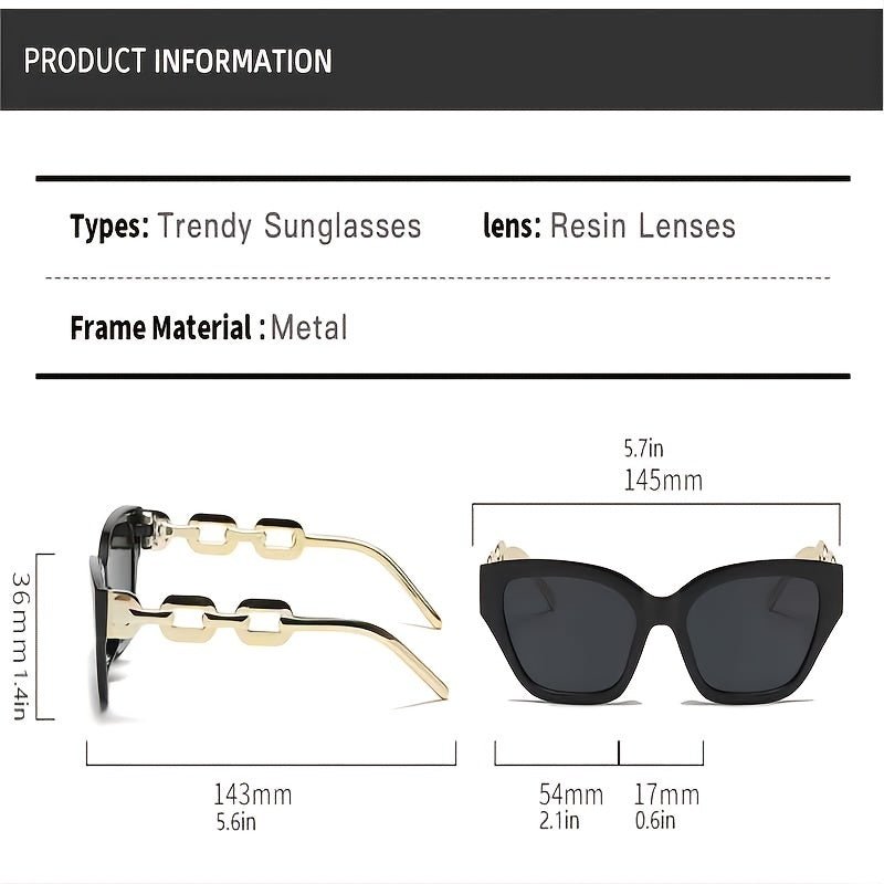 Narrow Square Sunglasses Unisex Hip Hop Sun Glasses
